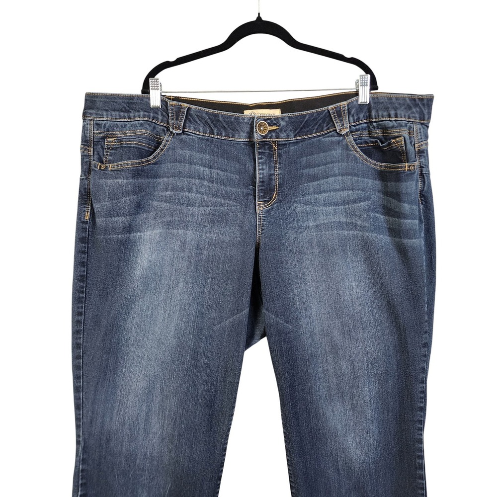 Democracy Absolution Booty Lift Plus Jegging Jeans Plus Size 24 Dark Indigo Wash - Picture 3 of 13